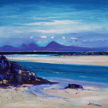 Low Tide on Colonsay Looking to Jura 24x24